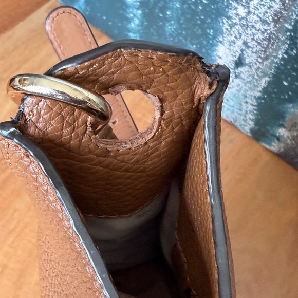 Michael Kors Boho Quiet Luxury Sullivan Leather Crossbody Luggage Brown (GUC) - Picture 12 of 15